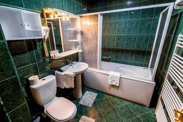 Фото номера Двухместный номер Делюкс с 1 кроватью и балконом Отель Hotel Golden House г. Крайова 6
