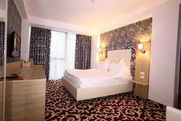 Фото номера Стандартный двухместный номер с 1 кроватью Отель Hotel Articus г. Крайова 19