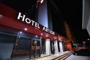 Фото номера Стандартный двухместный номер с 1 кроватью Отель Hotel Articus г. Крайова 21