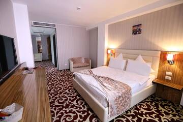 Фото номера Улучшенный двухместный номер с 1 кроватью Отель Hotel Articus г. Крайова 9