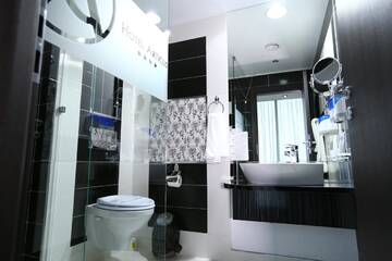 Фото номера Улучшенный двухместный номер с 1 кроватью Отель Hotel Articus г. Крайова 8