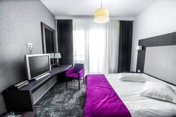 Фото номера Двухместный номер с 1 кроватью Отель Hotel Europeca г. Крайова 10